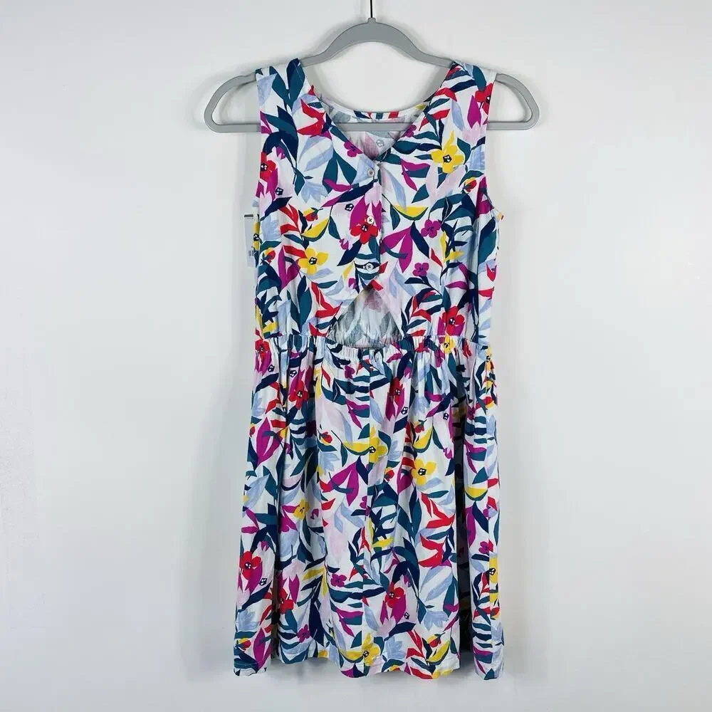 Carter's Size 14 Floral Sleeveless Linen Dress